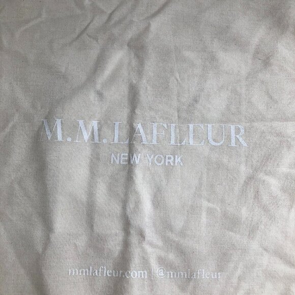 M M Lafleur Zip Canvas Large Dust Bag - 22" x 14.5" NEW - Picture 1 of 5